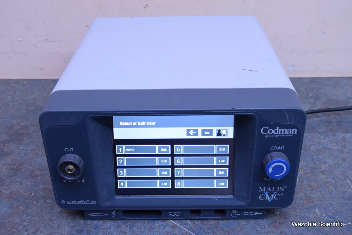 CODMAN MALIS CMC V BIPOLAR ELECTROSURGICAL GENERATOR SYSTEM 80-1788R
