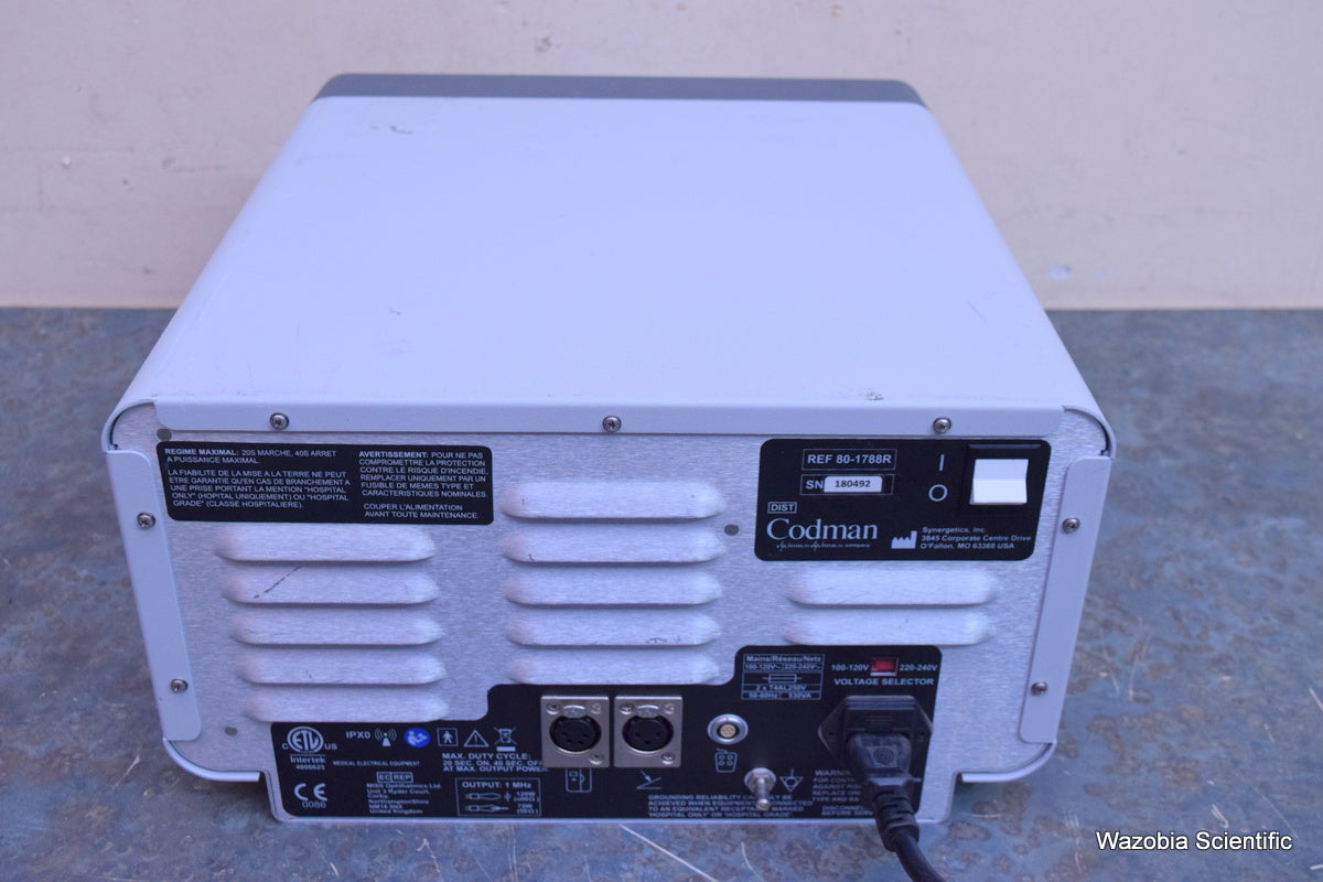CODMAN MALIS CMC V BIPOLAR ELECTROSURGICAL GENERATOR SYSTEM 80-1788R
