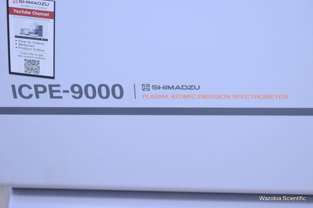 SHIMADZU PLASMA ATOMIC EMISSION SPECTROMETER ICPE-9000 211-86000-98