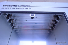 SPECTRONICS SPECTROLINKER XL-1000 UV CROSSLINKER MICROPROCESS SANITIZING CABINET