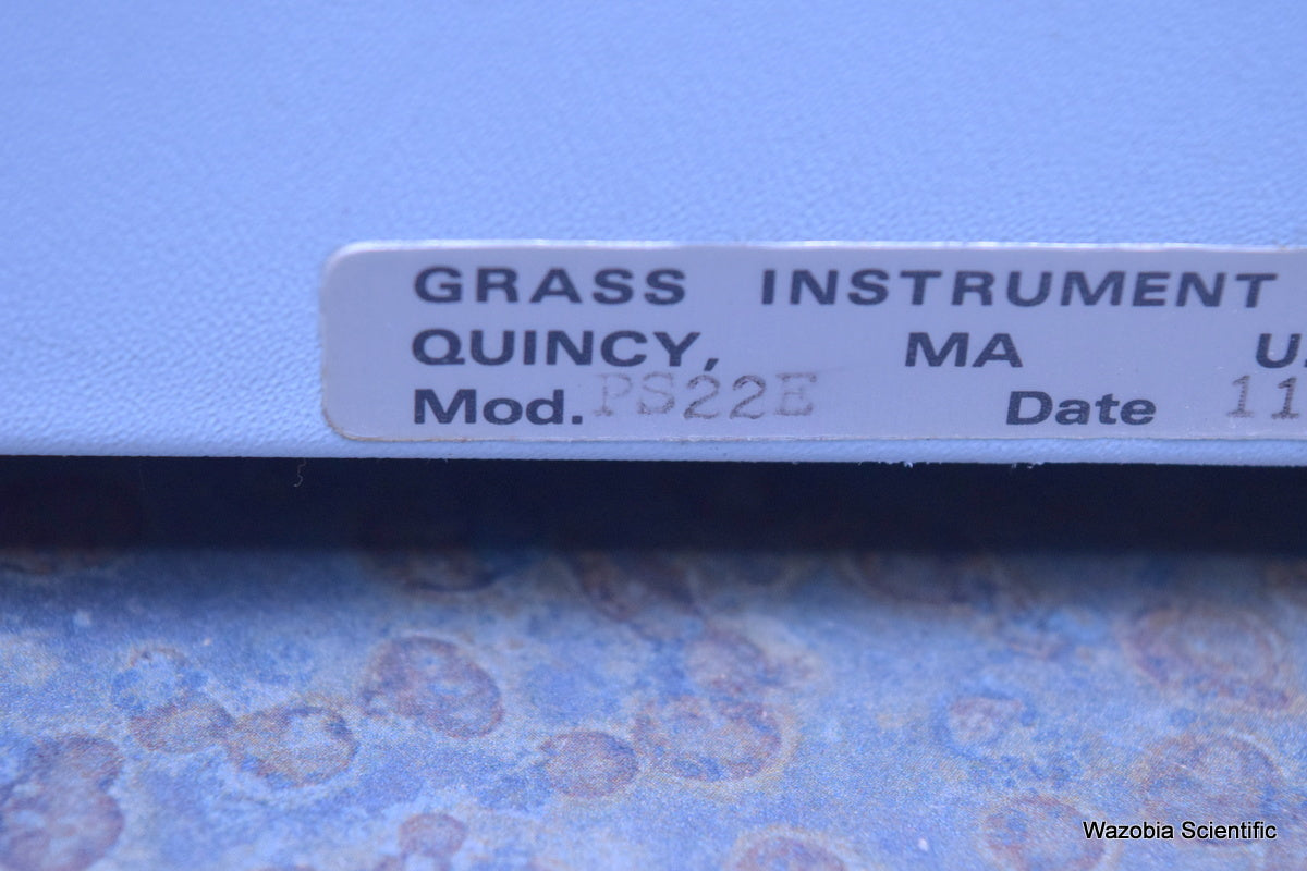 GRASS INSTRUMENTS PS 22 PHOTIC STIMULATOR PS22 PS22E