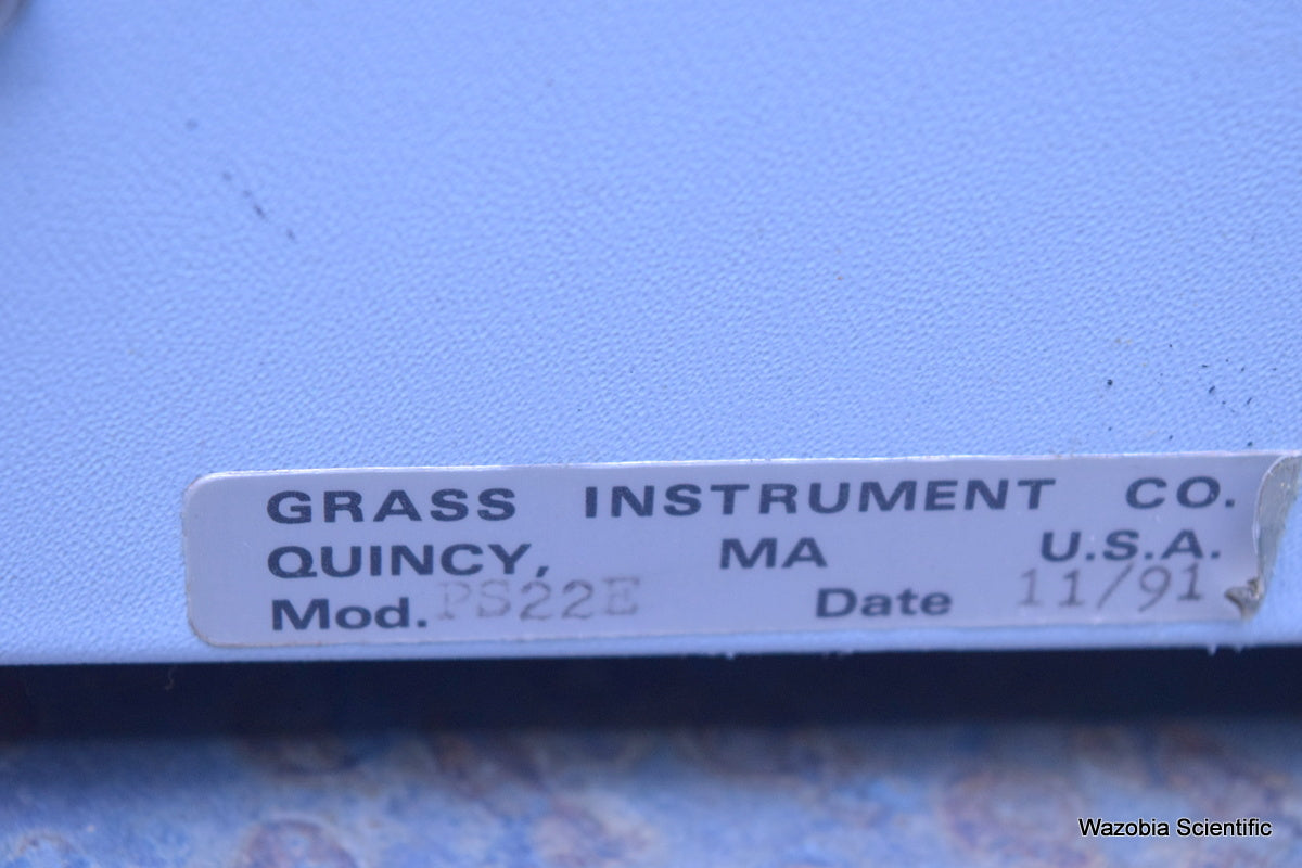 GRASS INSTRUMENTS PS 22 PHOTIC STIMULATOR PS22 PS22E