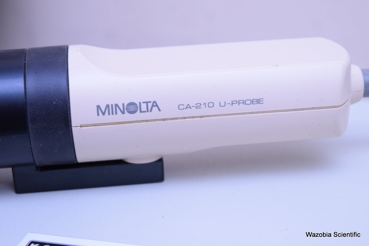 MINOLTA DISPLAY COLOR ANALYZER CA-210 WITH U-PROBE LUMINANCE CDM2
