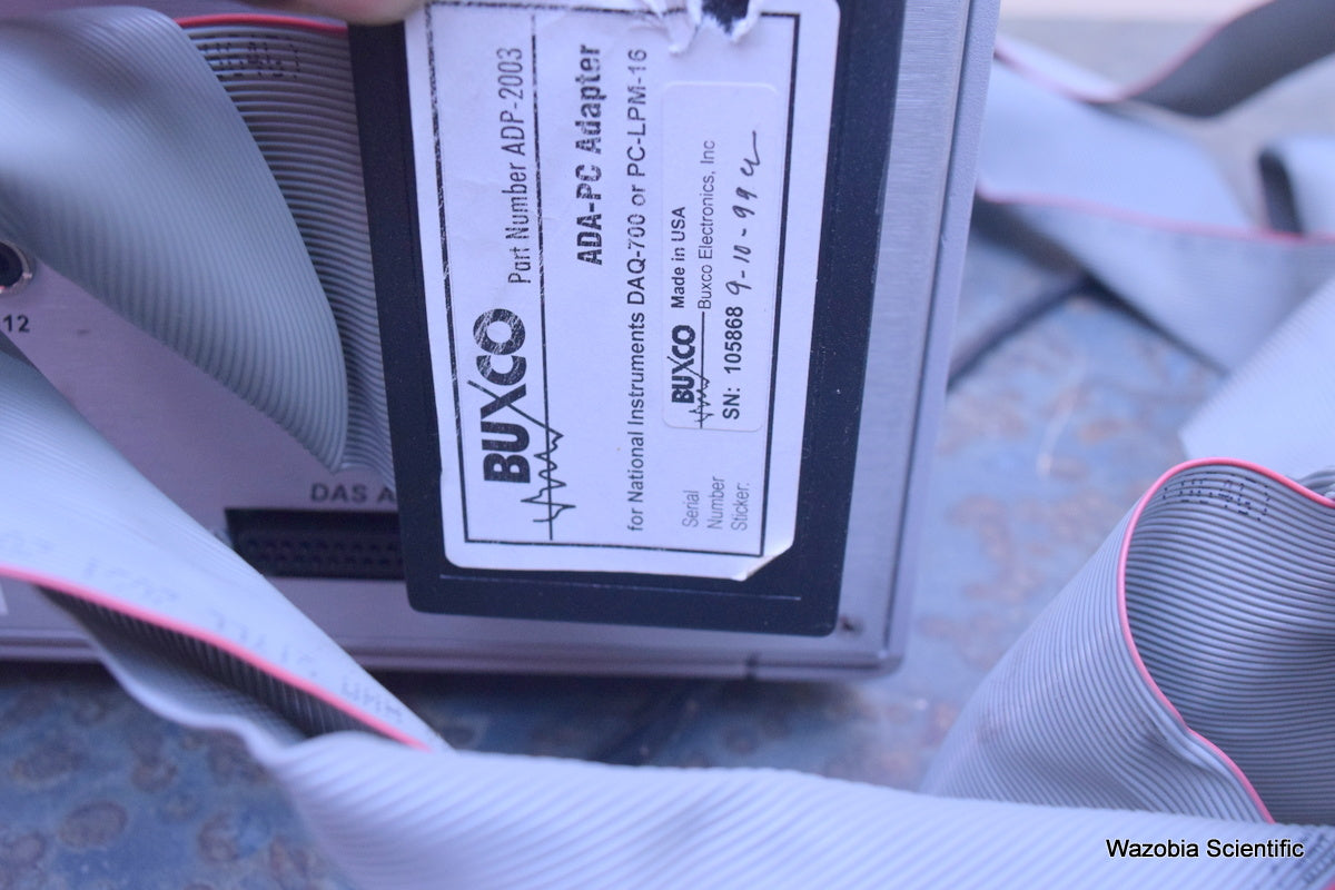 BUXCO MAX II STRAIN-GAGE PREAMPLIFIER WITH ADA-PC ADAPTER ADP-2003