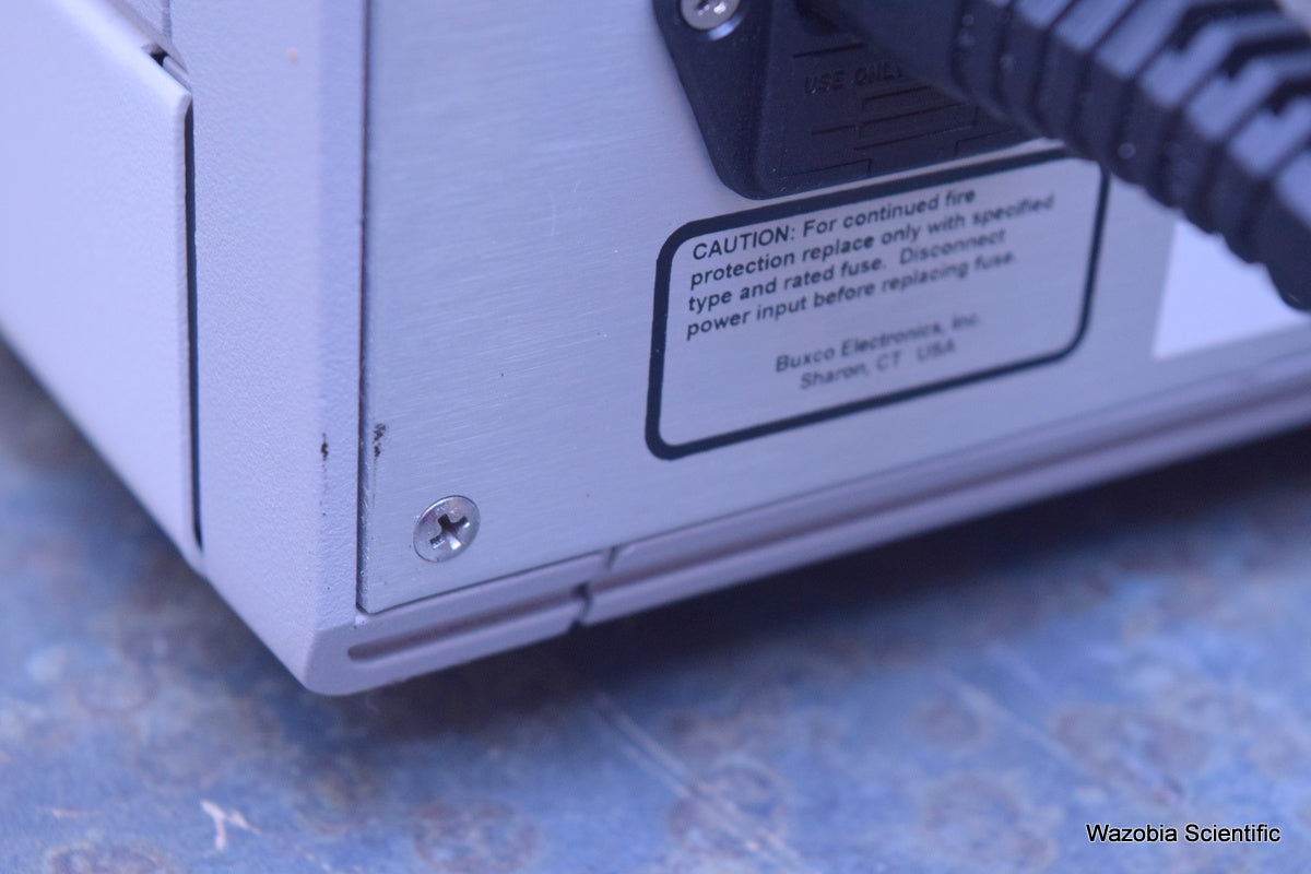BUXCO MAX II STRAIN-GAGE PREAMPLIFIER WITH ADA-PC ADAPTER ADP-2003
