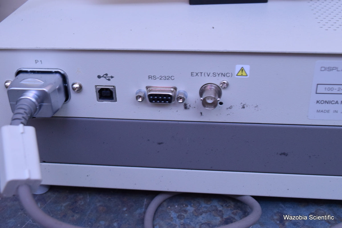 MINOLTA DISPLAY COLOR ANALYZER CA-210 WITH U-PROBE LUMINANCE CDM2