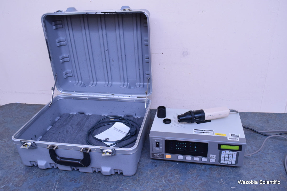 MINOLTA DISPLAY COLOR ANALYZER CA-210 WITH U-PROBE LUMINANCE CDM2