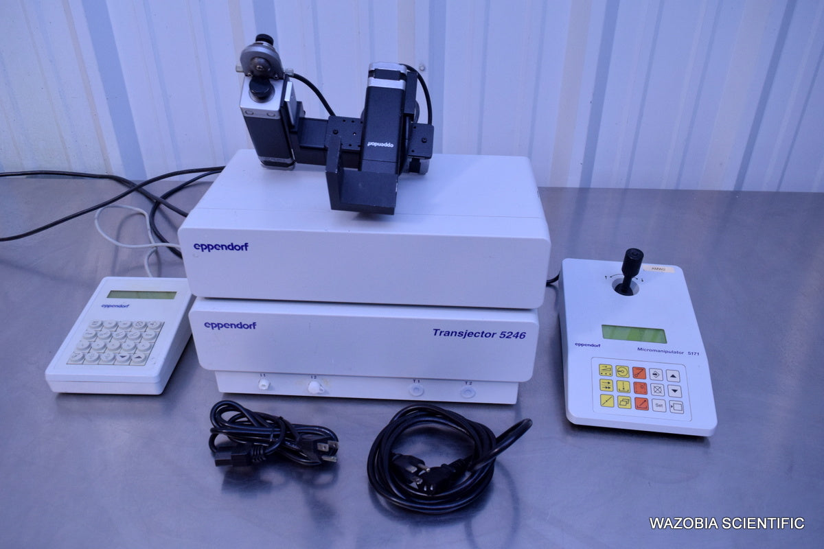 EPPENDORF TRANSJECTOR 5246 AND MICROMANIPULATOR INJECTMAN 5171