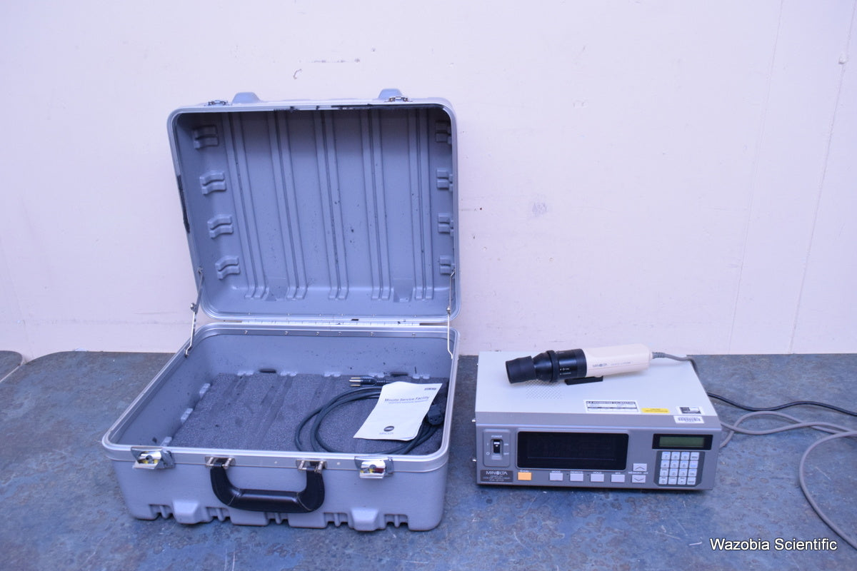 MINOLTA DISPLAY COLOR ANALYZER CA-210 WITH U-PROBE LUMINANCE CDM2