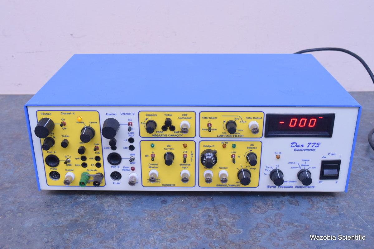 WPI WORLD PRECISION INSTRUMENTS DUO 773 ELECTROMETER