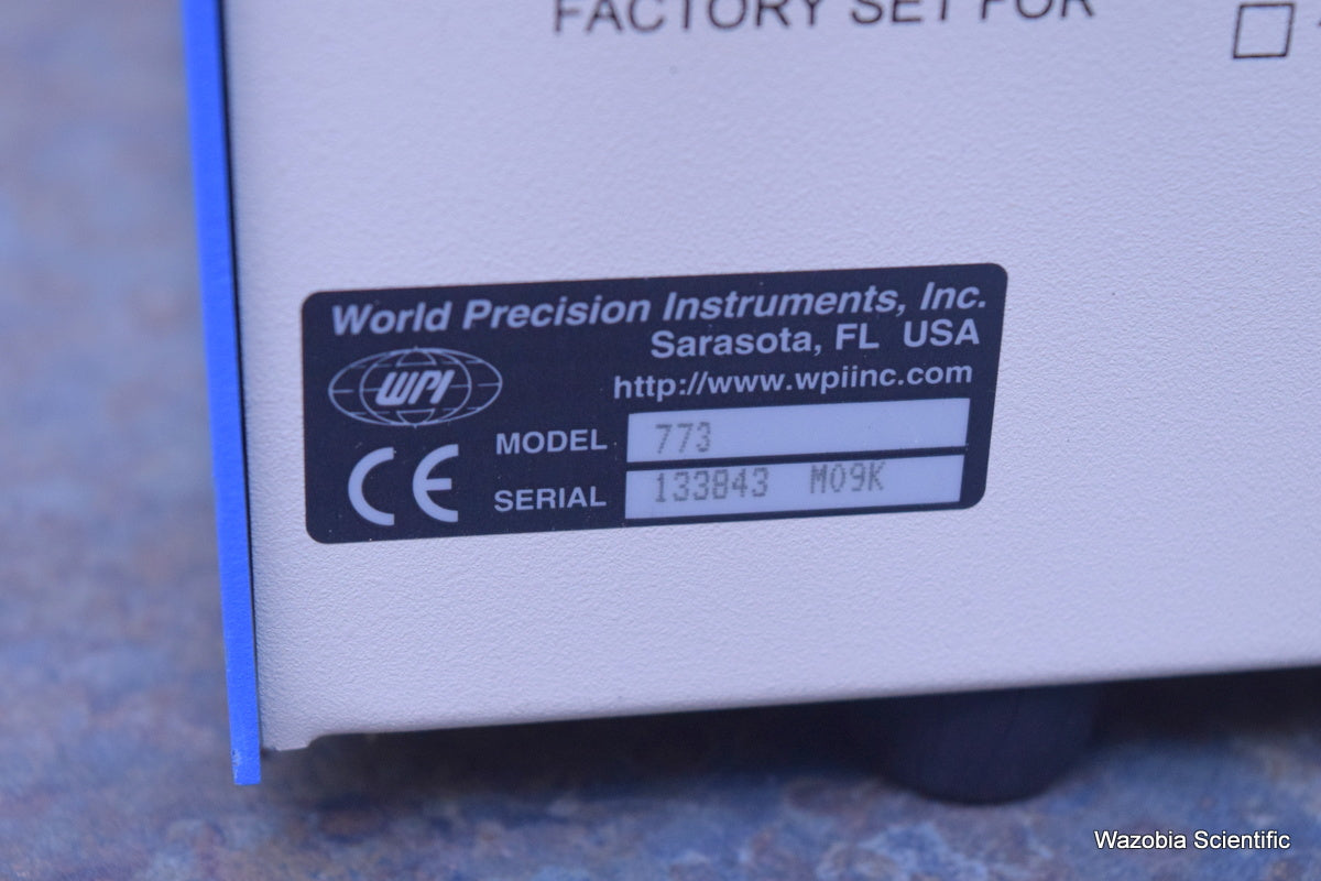 WPI WORLD PRECISION INSTRUMENTS DUO 773 ELECTROMETER