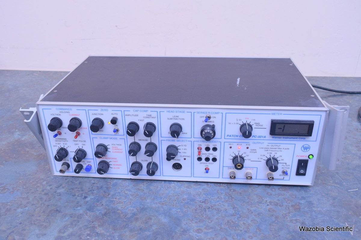 WARNER INSTRUMENT PATCH CLAMP PC-501A