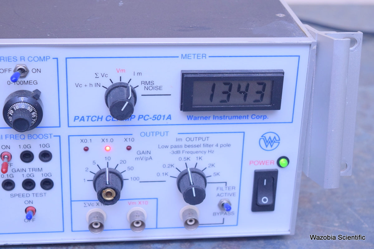 WARNER INSTRUMENT PATCH CLAMP PC-501A