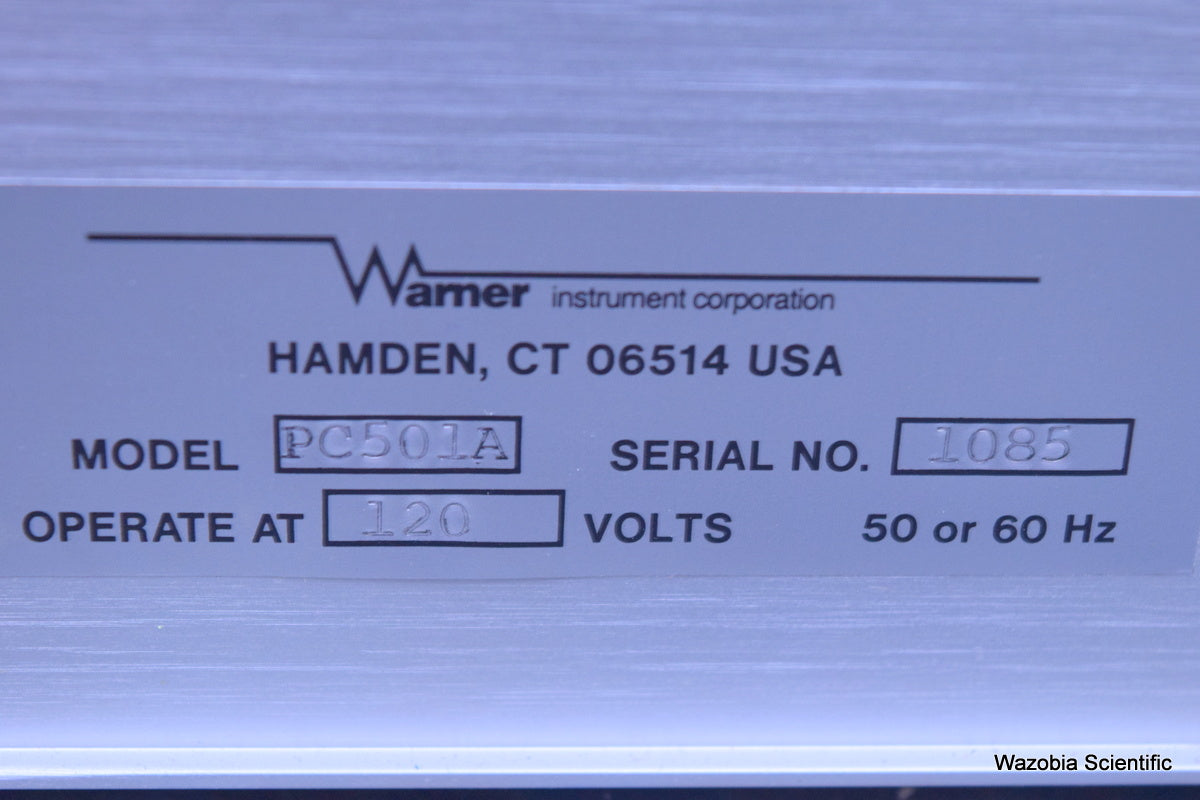 WARNER INSTRUMENT PATCH CLAMP PC-501A