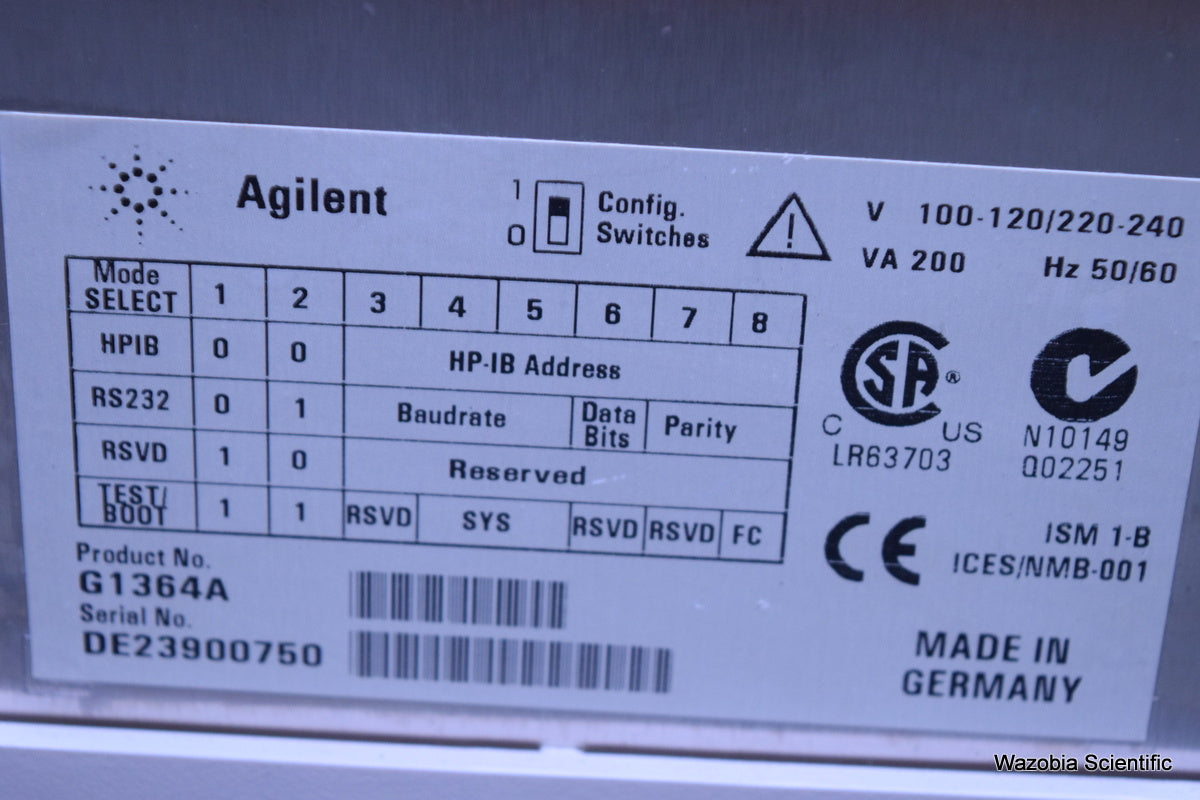 AGILENT 1100 G1364A  AFC AUTOMATIC FRACTION COLLECTOR HPLC