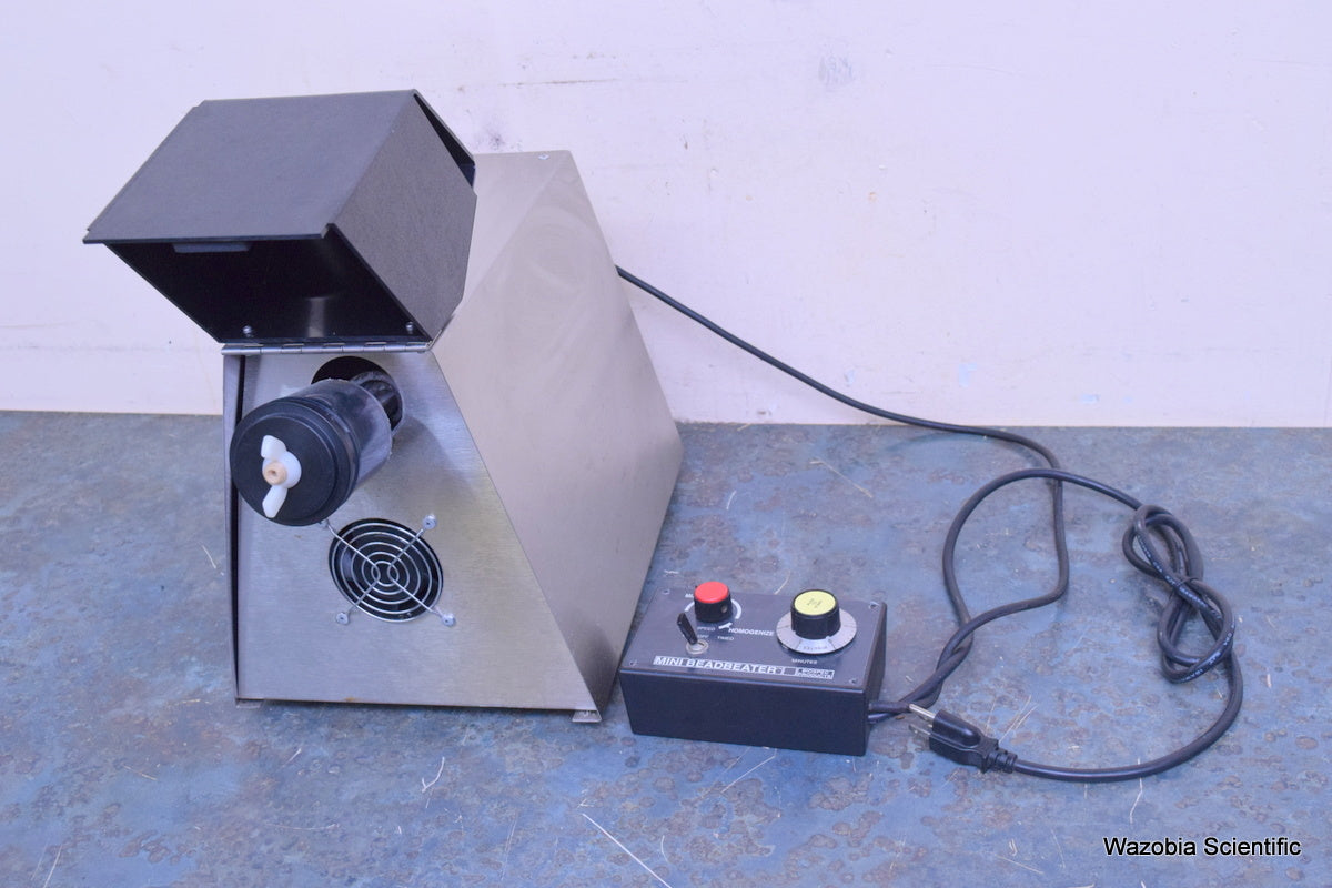 BIOSPEC MINI BEADBEATER-8 693 CELL DISRUPTOR HOMOGGENIZER