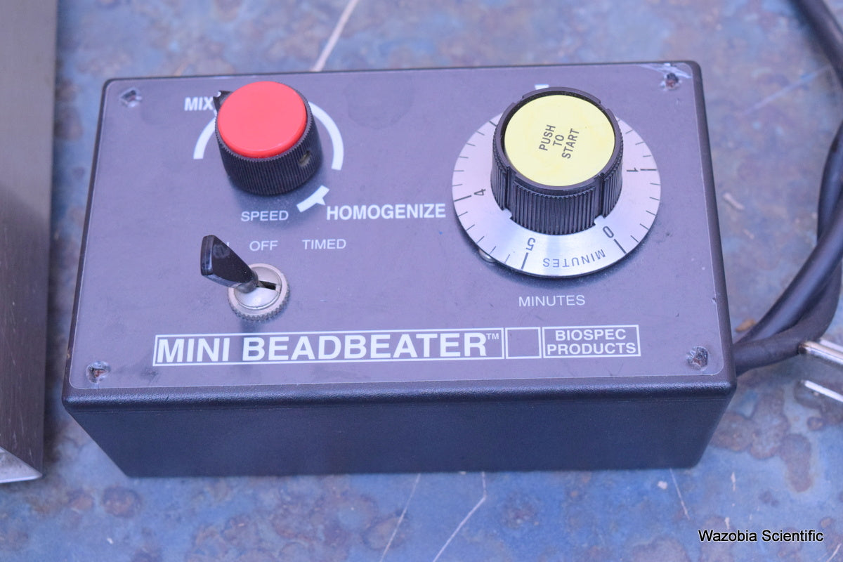 BIOSPEC MINI BEADBEATER-8 693 CELL DISRUPTOR HOMOGGENIZER