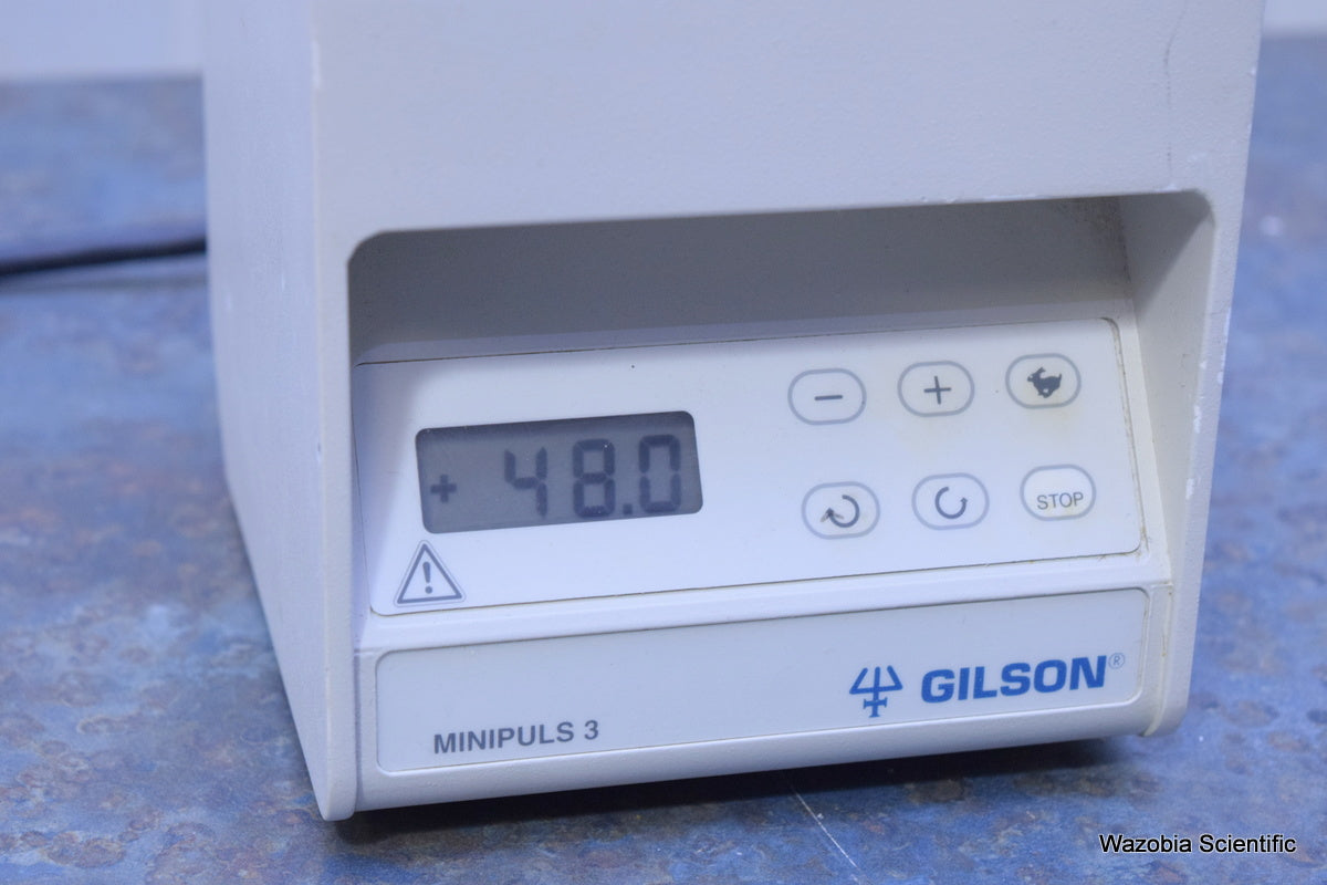 GILSON MINIPULS 3 VARIABLE SPEED PERISTALTIC PUMP FOR CHROMATOGRAPHY