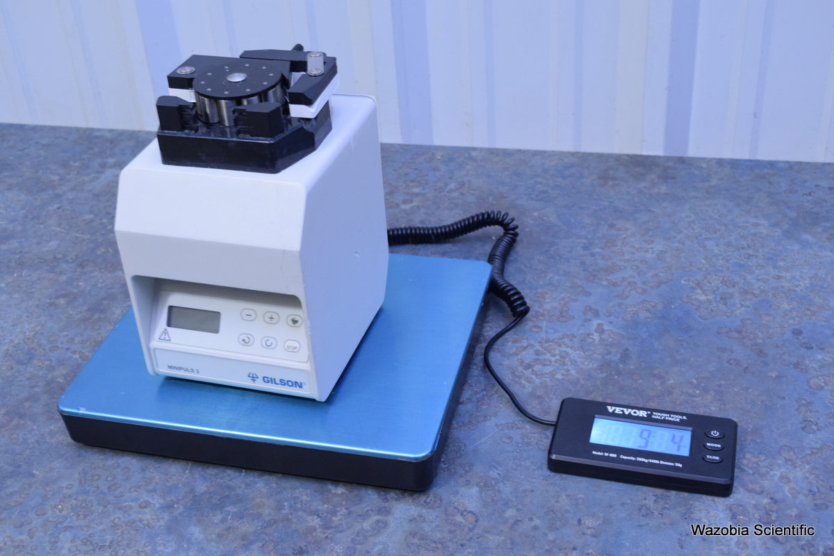 GILSON MINIPULS 3 VARIABLE SPEED PERISTALTIC PUMP FOR CHROMATOGRAPHY