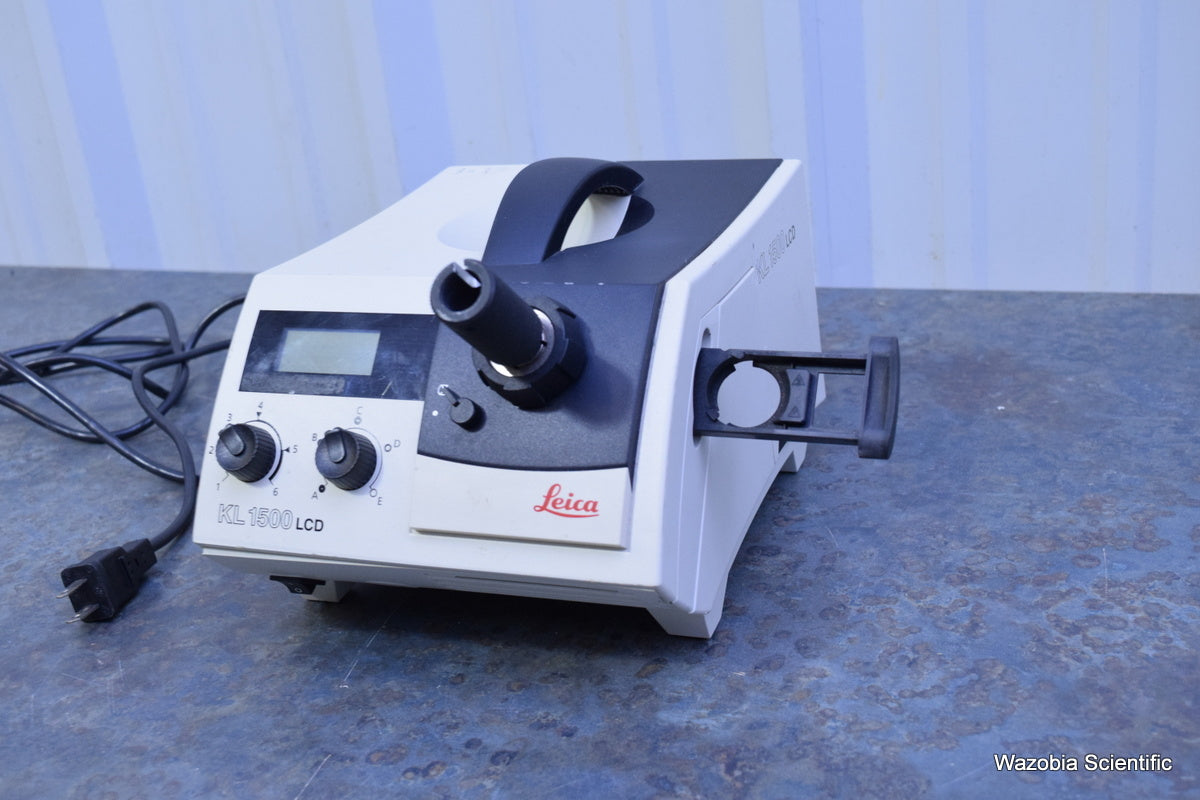LEICA SCHOTT KL 1500 LCD FIBER OPTIC LIGHT SOURCE ILLUMINATOR