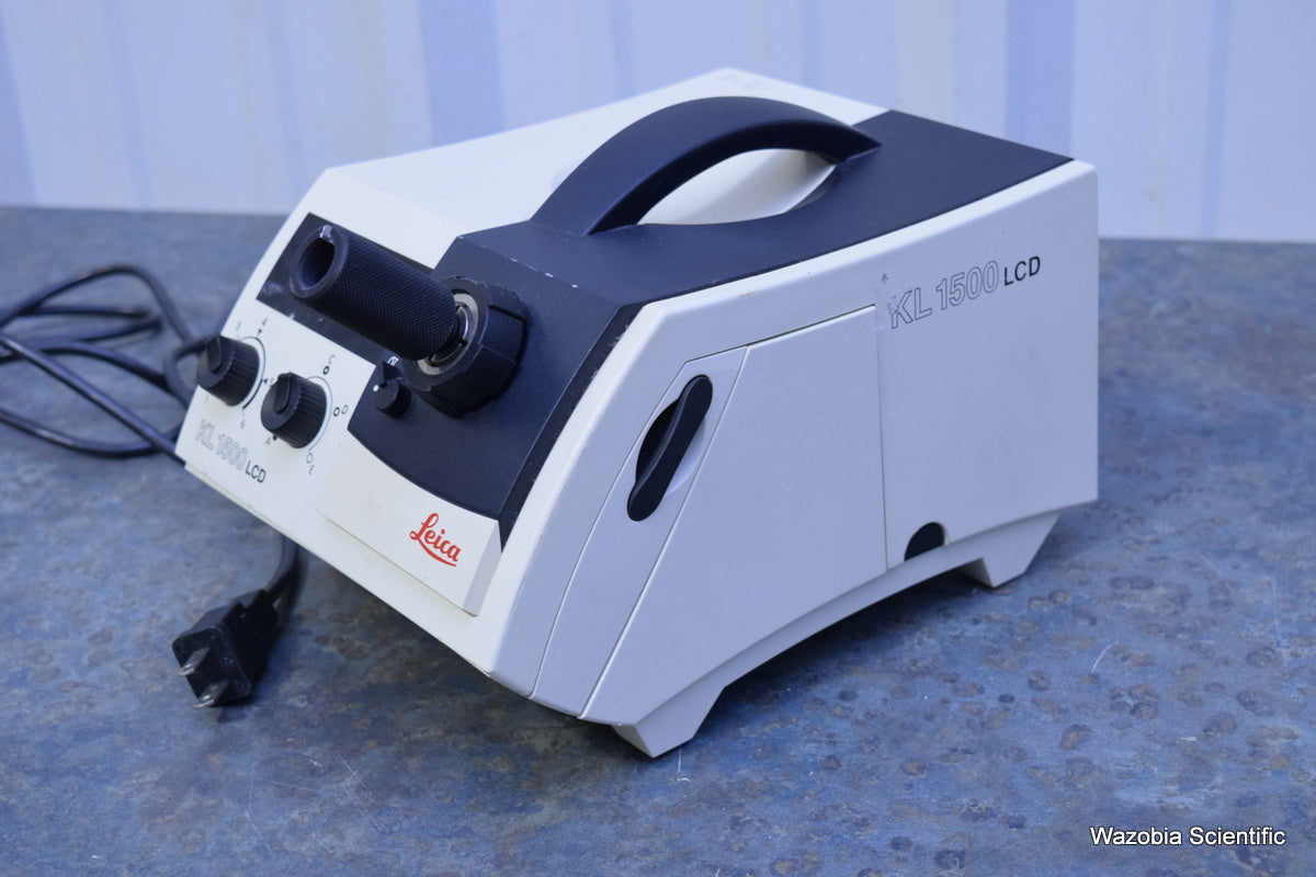 LEICA SCHOTT KL 1500 LCD FIBER OPTIC LIGHT SOURCE ILLUMINATOR