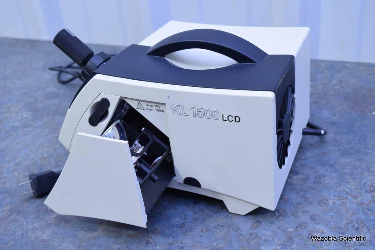 LEICA SCHOTT KL 1500 LCD FIBER OPTIC LIGHT SOURCE ILLUMINATOR
