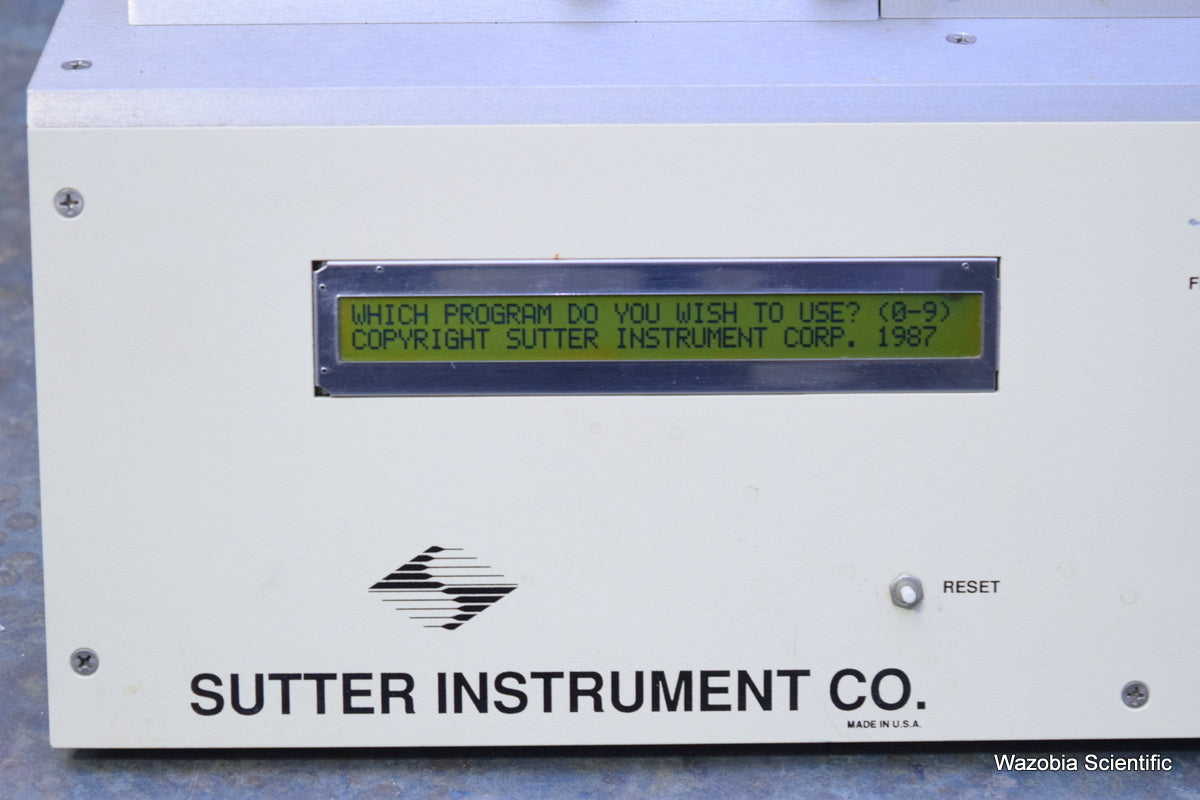 SUTTER INSTRUMENT MODEL P-87 FLAMING BROWN MICROPIPETTE PULLER