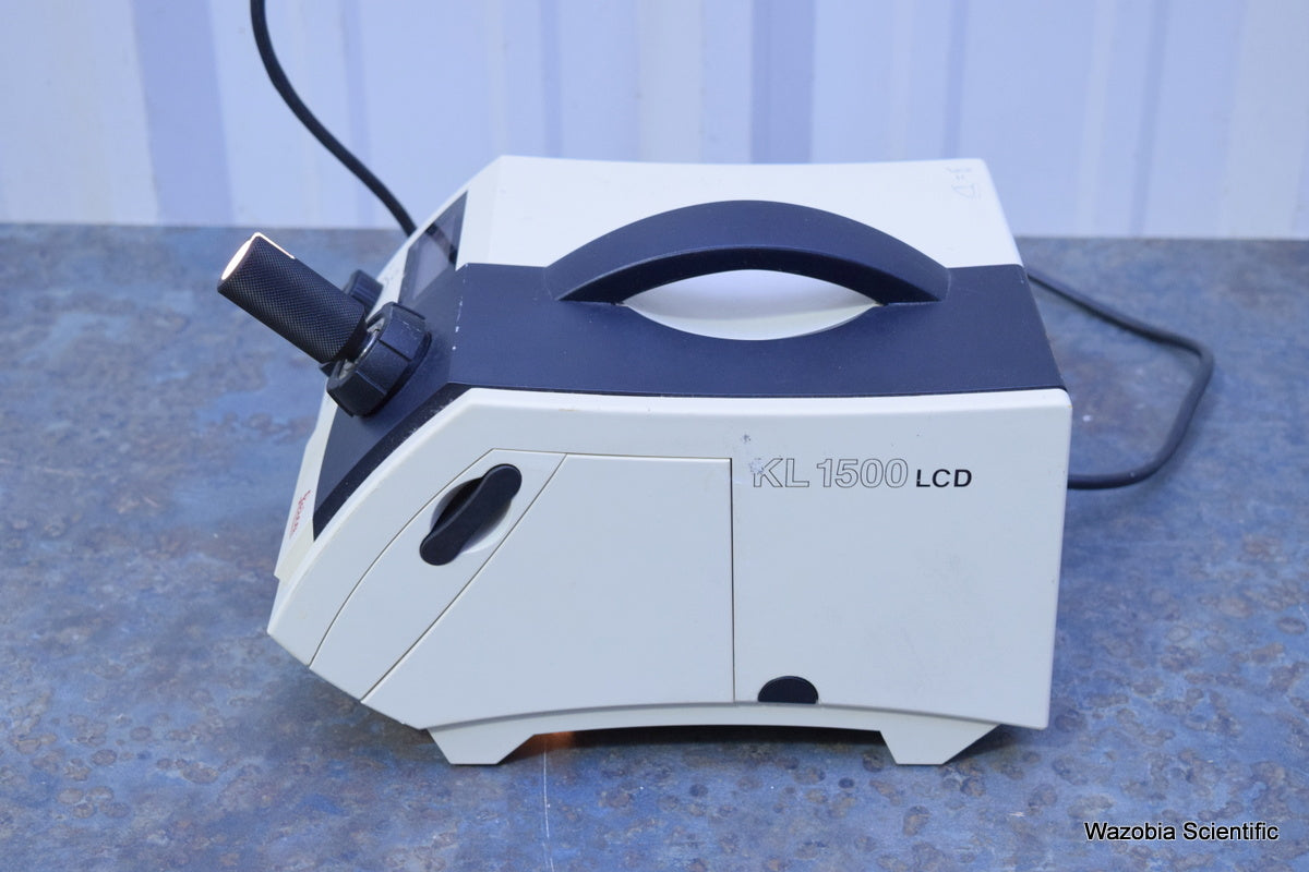 LEICA SCHOTT KL 1500 LCD FIBER OPTIC LIGHT SOURCE ILLUMINATOR