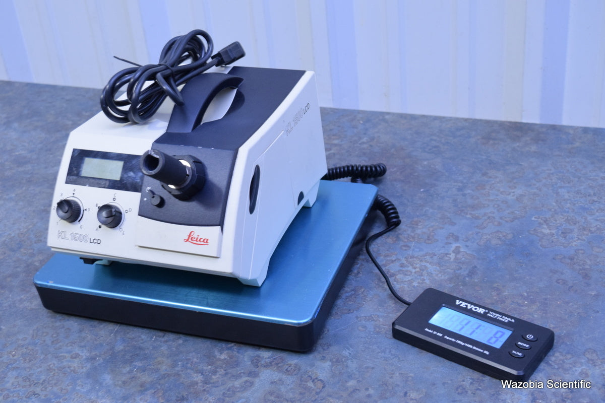 LEICA SCHOTT KL 1500 LCD FIBER OPTIC LIGHT SOURCE ILLUMINATOR