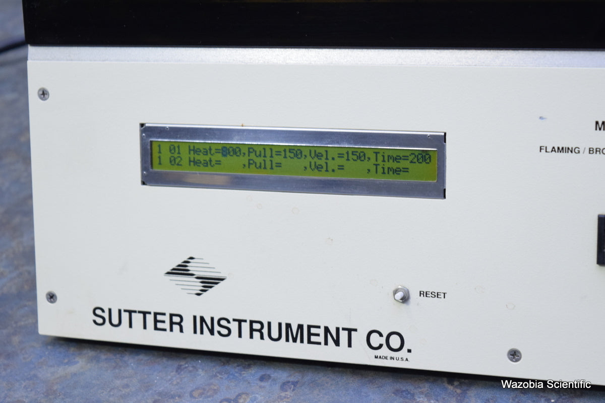 SUTTER INSTRUMENT MODEL P-87 FLAMING BROWN MICROPIPETTE PULLER