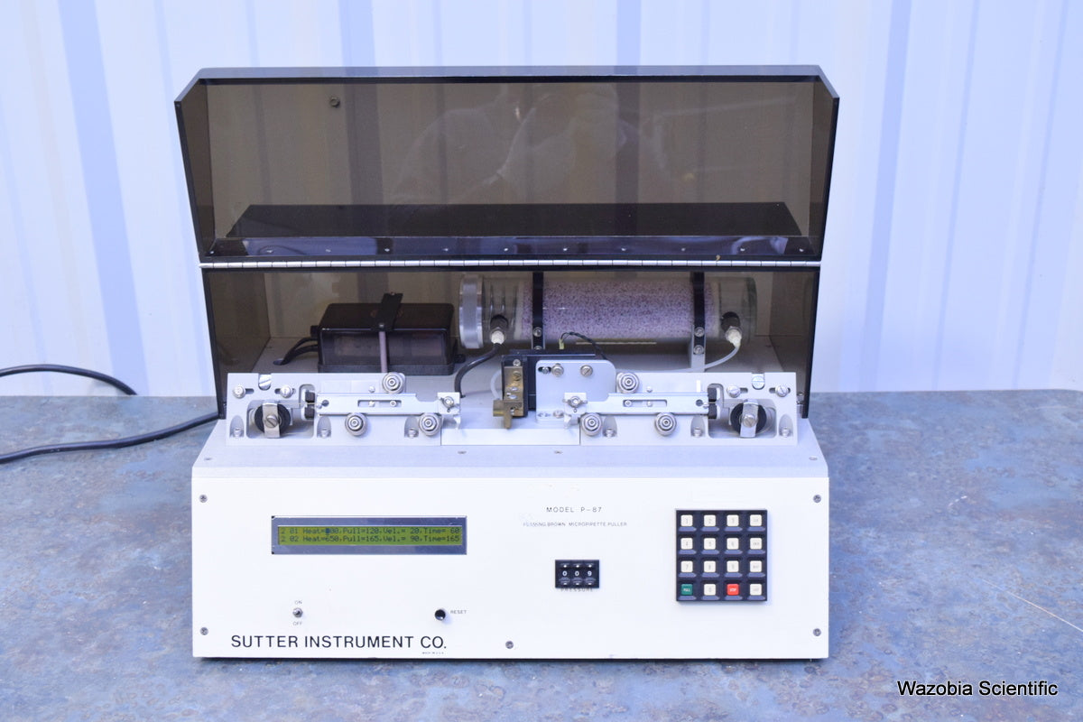 SUTTER INSTRUMENT MODEL P-87 FLAMING BROWN MICROPIPETTE PULLER