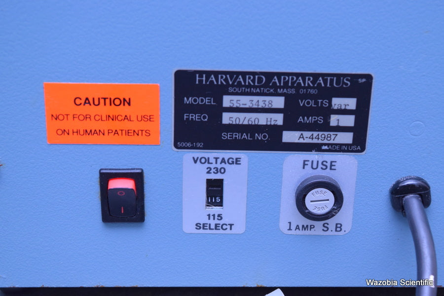 HARVARD RODENT VENTILATOR MODEL 683 55-3438