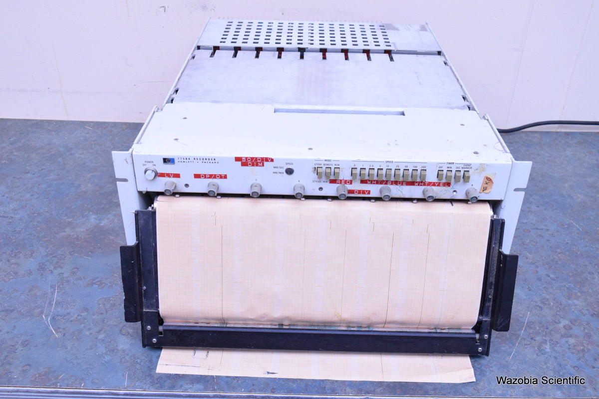HP 7758A RECORD AMPLIFIER 8805B MEDIUM GAIN 8802A ECG 8811D LOW 8801A INTEGRATOR