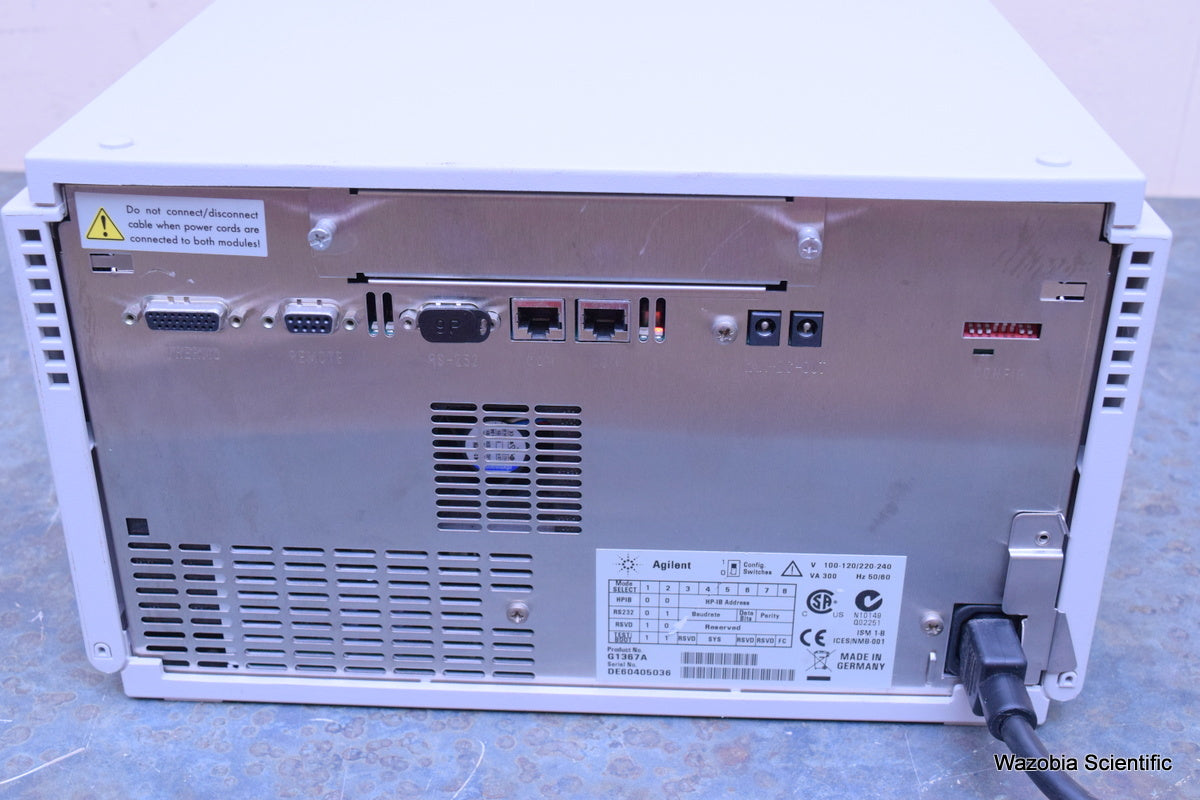 AGILENT 1100 HPLC G1367A WPALS WELL PLATE AUTOSAMPLER