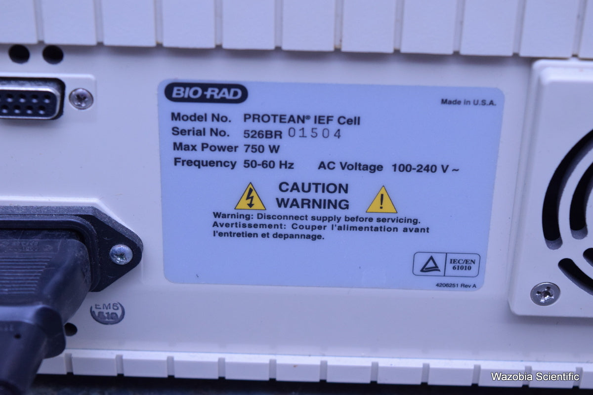 BIO-RAD PROTEAN IEF CELL ELECTROPHORESIS CELL