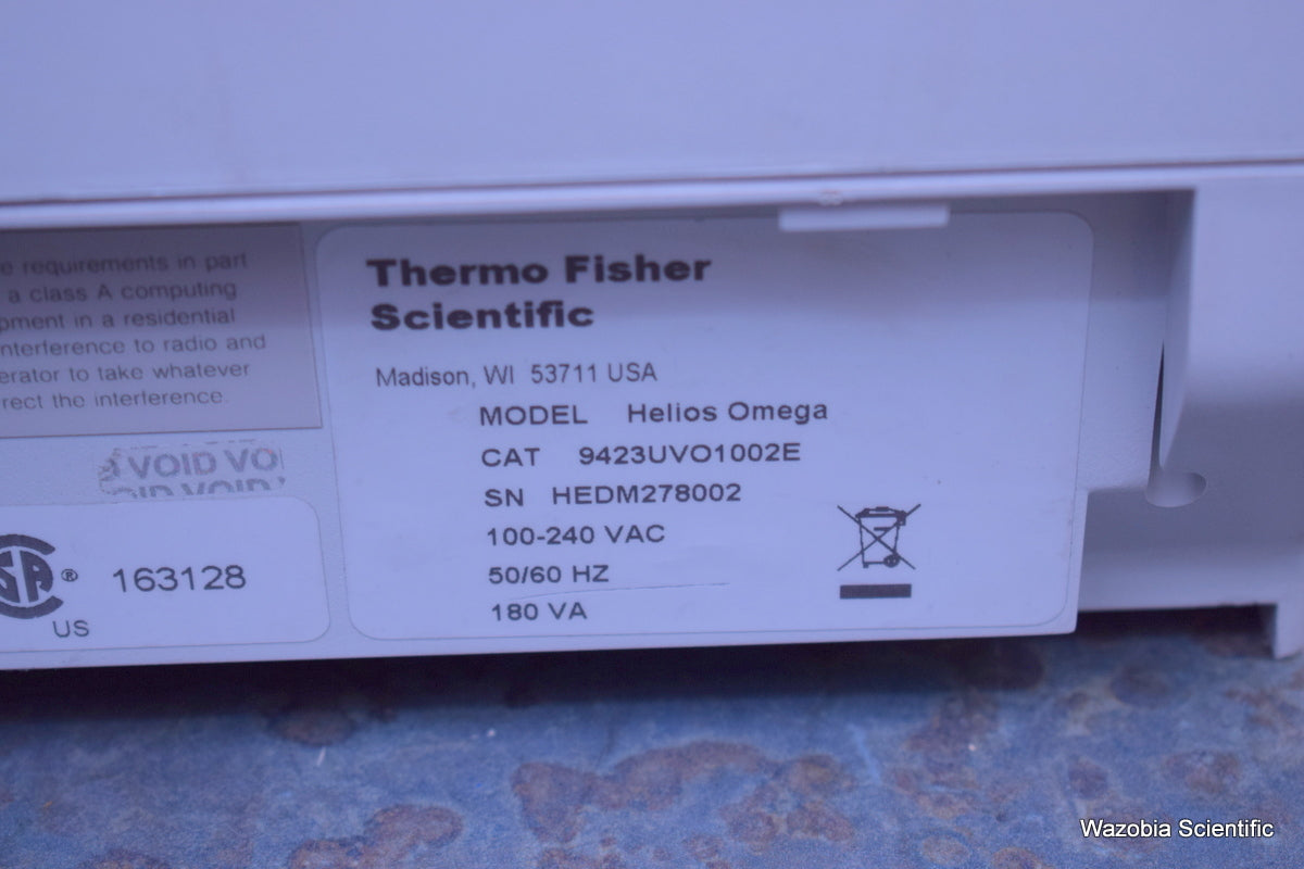 THERMO FISHER SCIENTIFIC HELIOS OMEGA SPECTROPHOTOMETER 9423UVO1002E 9423