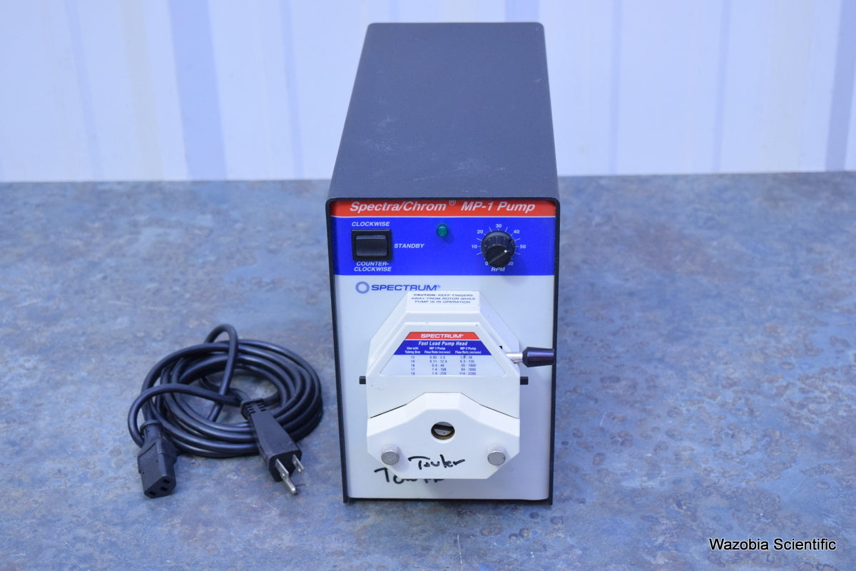 SPECTRUM SPECTRA CHROM MP-1 PUMP 124868 PERISTALTIC PUMP