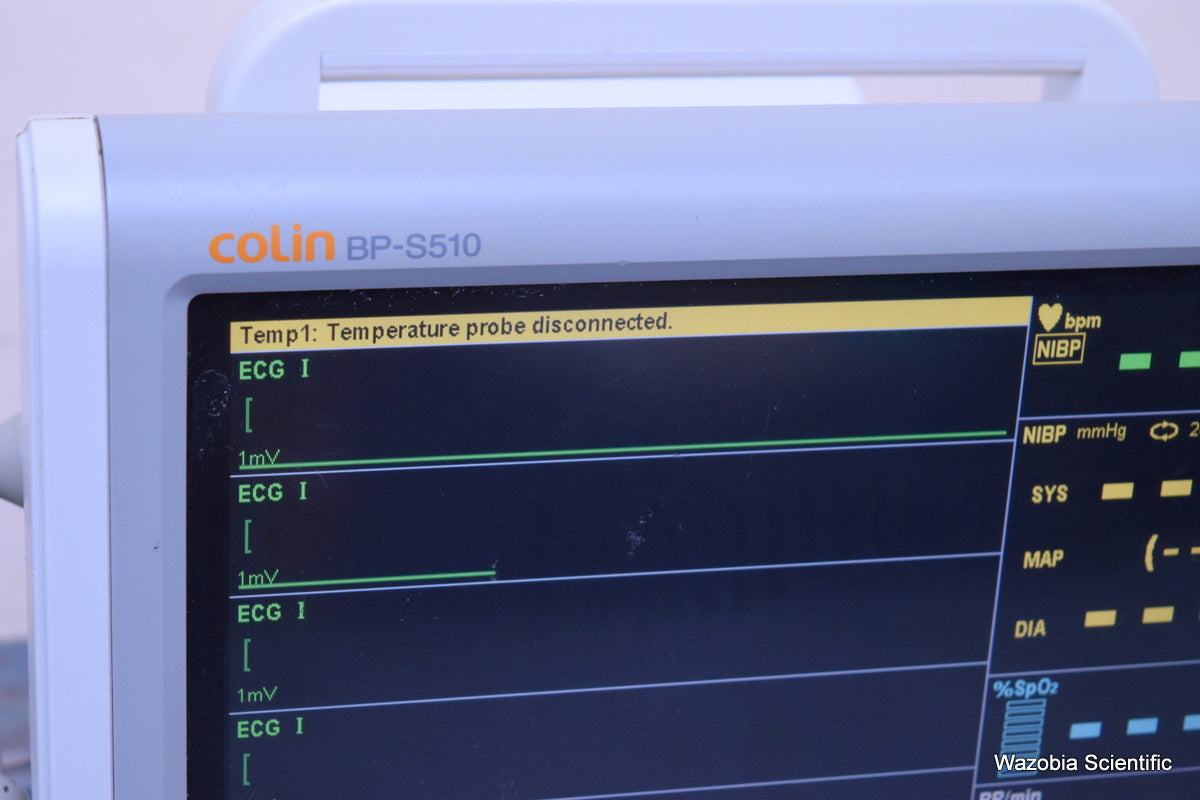 COLIN PATIENT MONITOR MODEL BP-S510