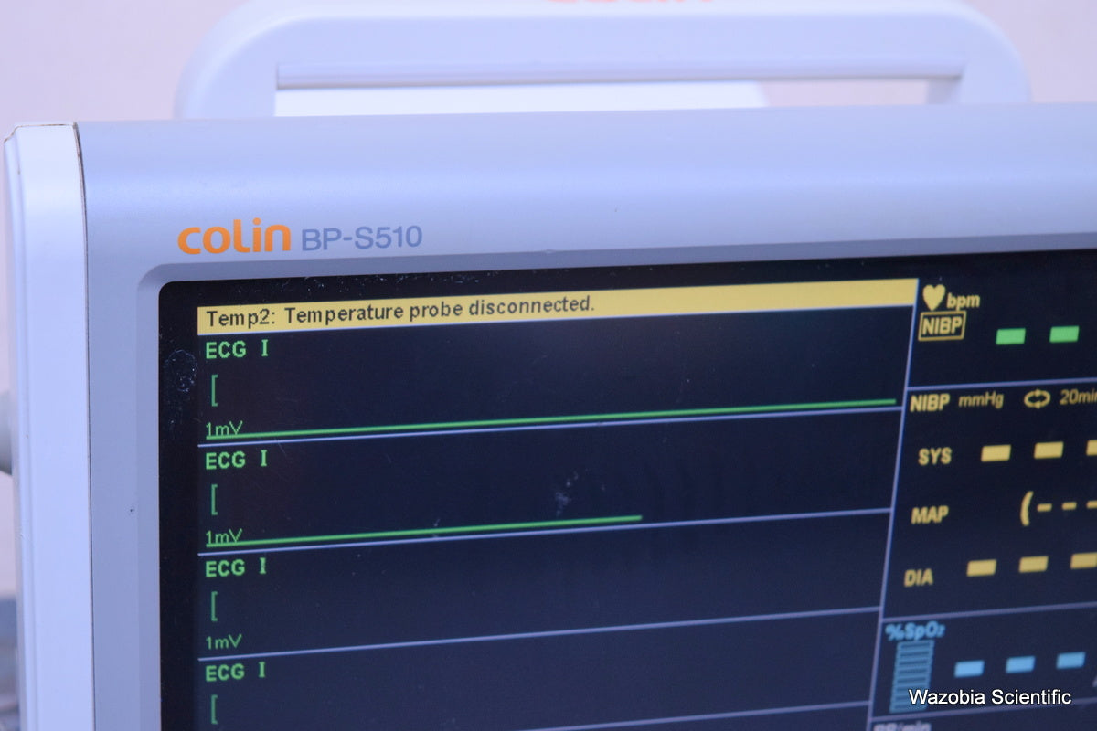 COLIN PATIENT MONITOR MODEL BP-S510