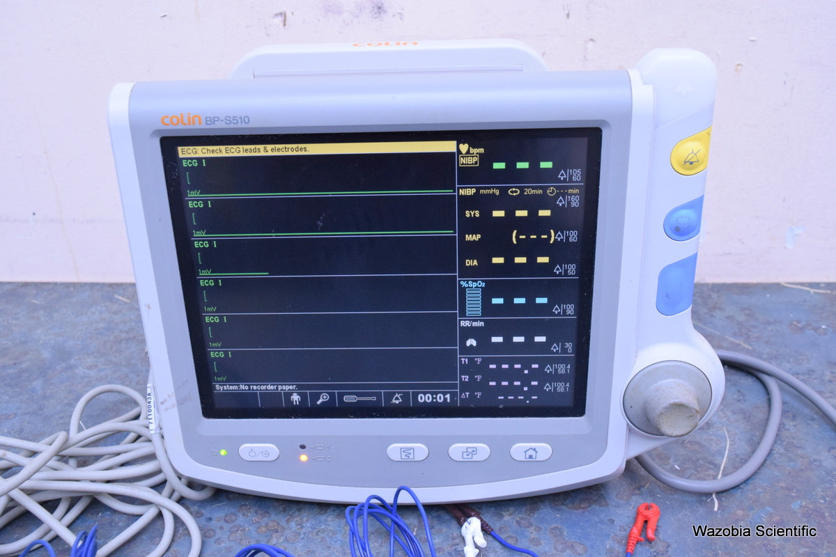 COLIN PATIENT MONITOR MODEL BP-S510