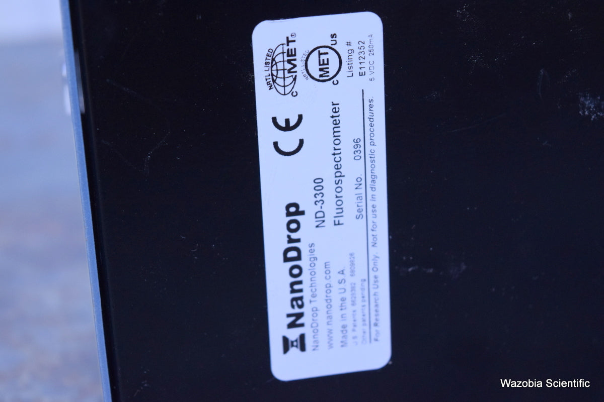 THERMO SCIENTIFIC NANODROP ND-3300 FLUOROSPECTROMETER ND-3300