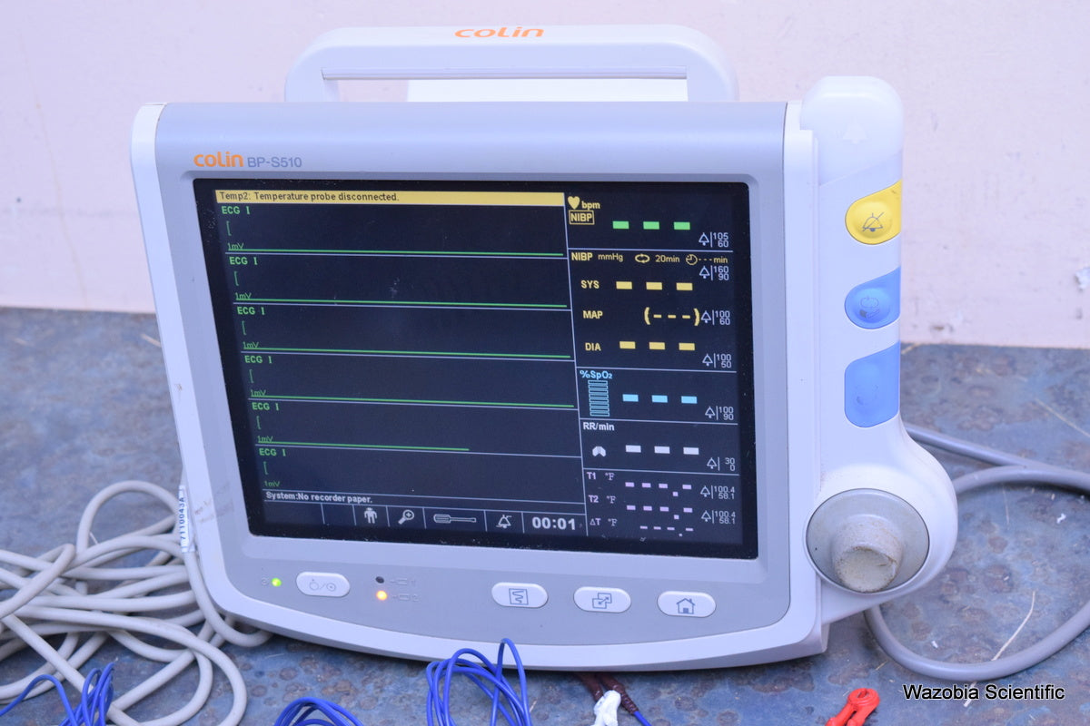COLIN PATIENT MONITOR MODEL BP-S510