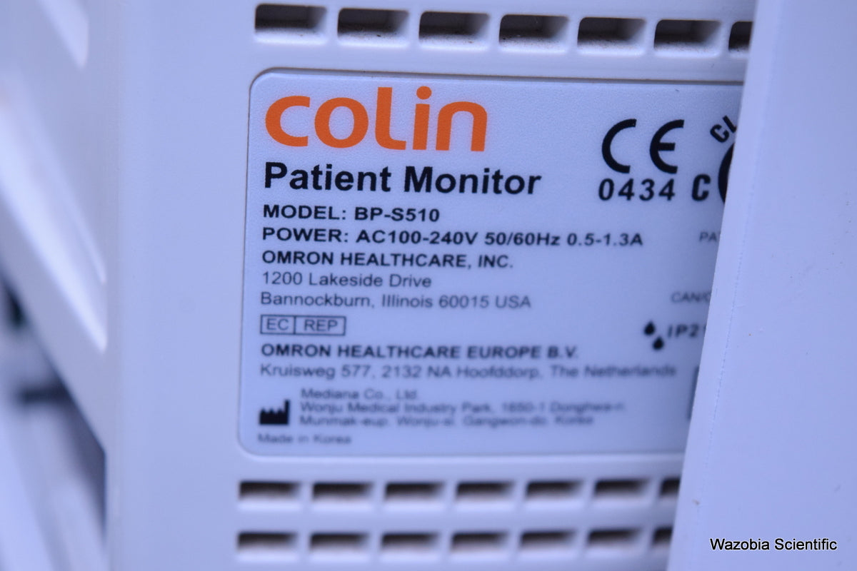 COLIN PATIENT MONITOR MODEL BP-S510
