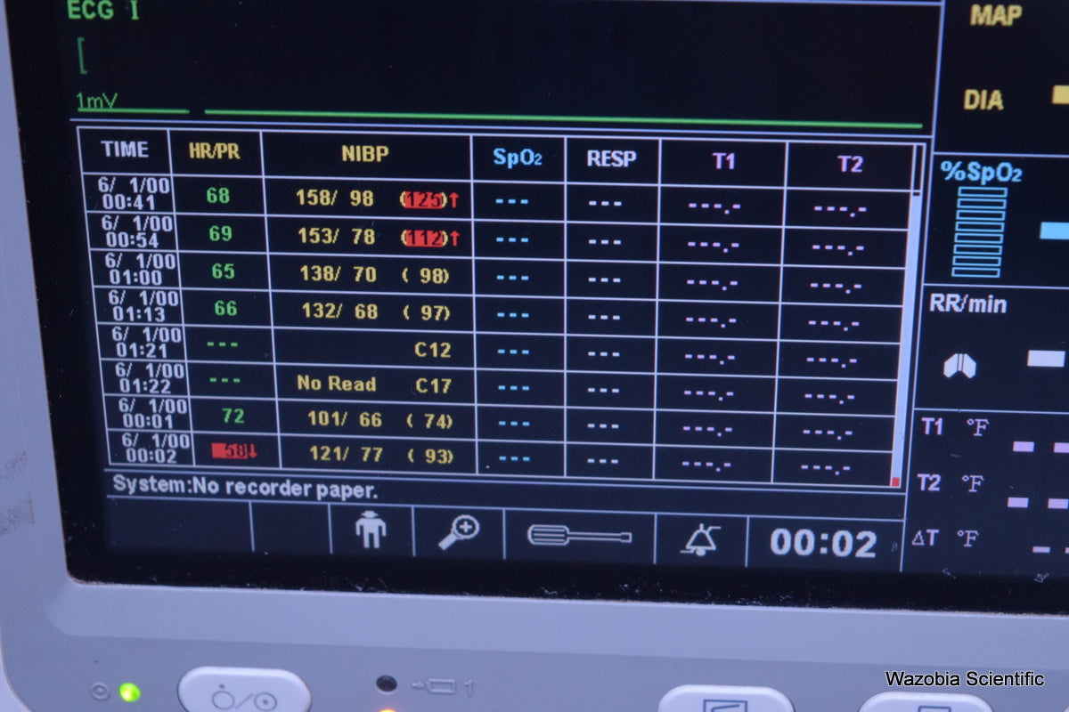COLIN PATIENT MONITOR MODEL BP-S510