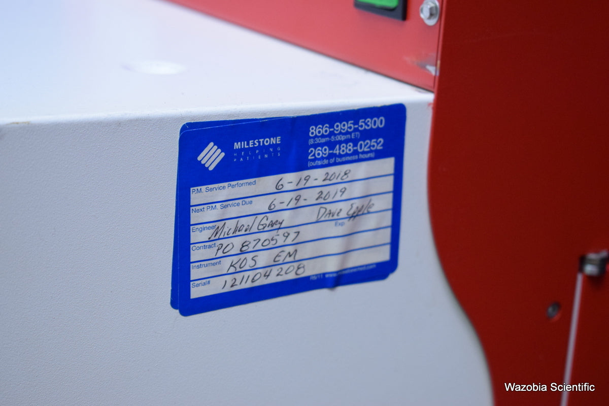 MILESTONE KOS MICROWAVE HISTOSTATION