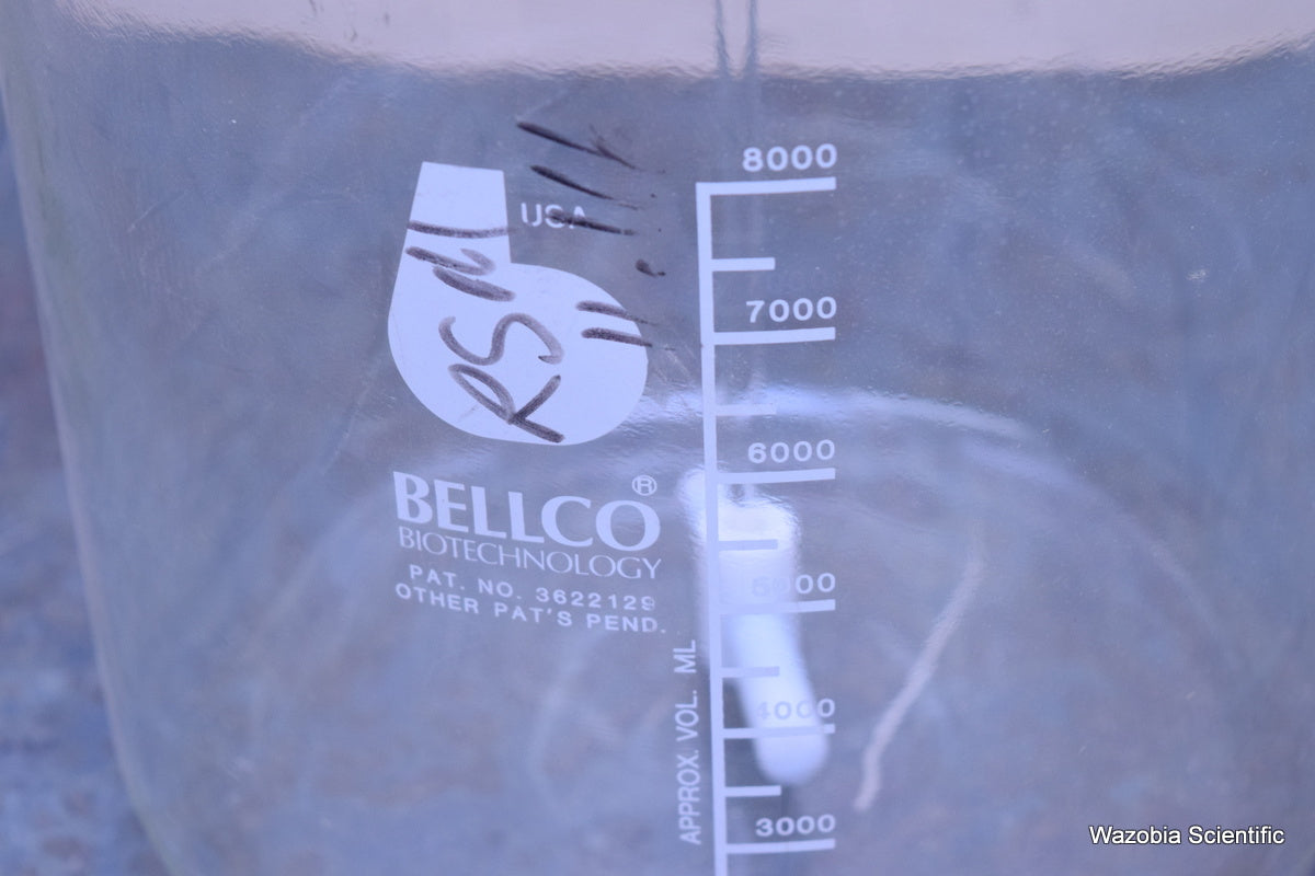BELLCO BIOTECHNOLOGY 8000 ML MICROCARRIER SPINNER FLASK