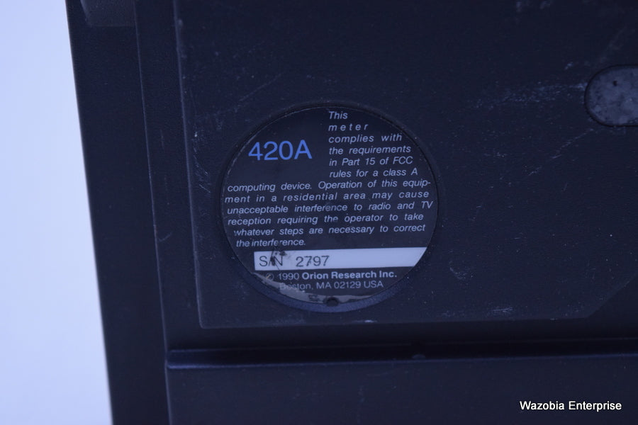 ORION MODEL 420A pH-METER