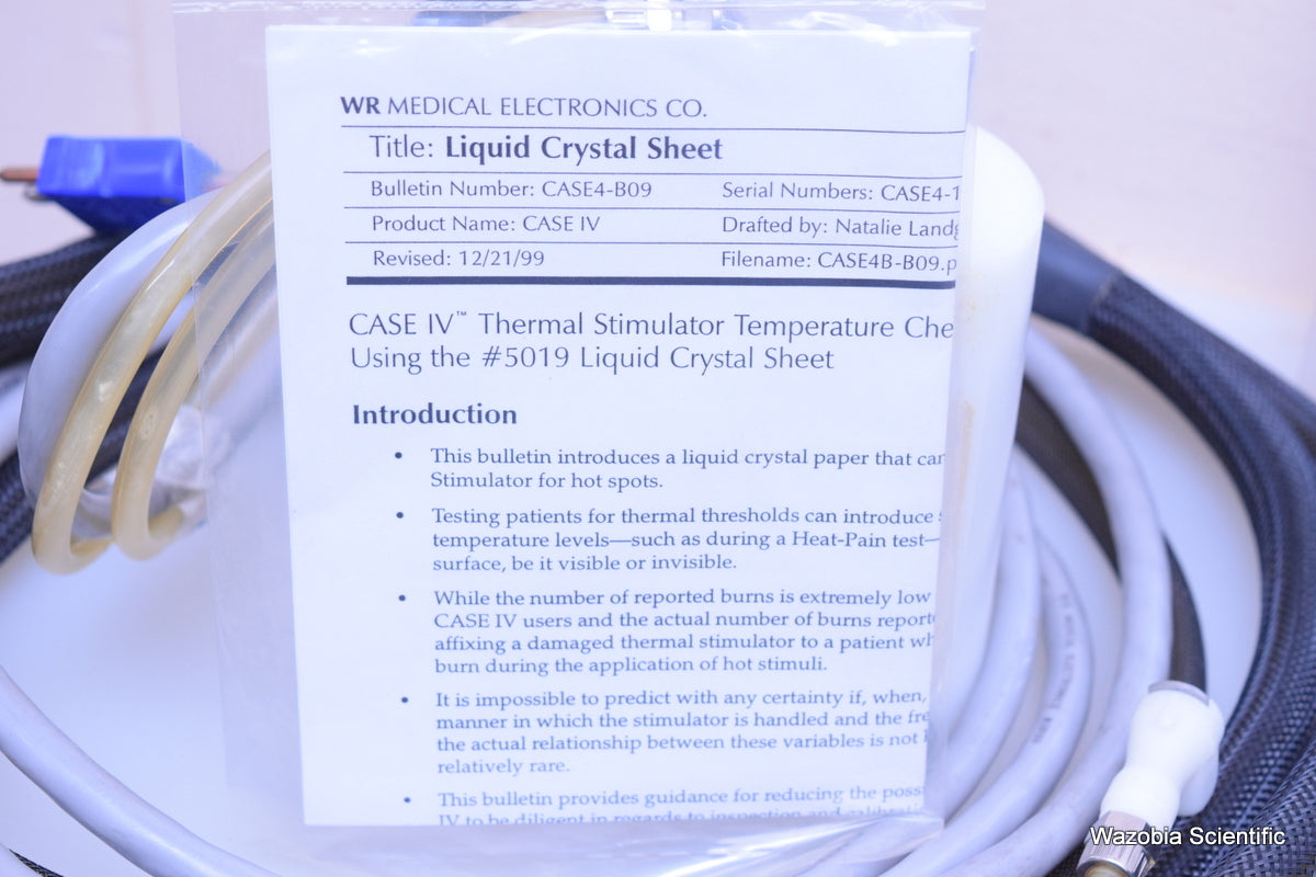 WR MEDICAL CASE IV SYSTEM LINEAR C-500C THERMOMETER VIBRATION STIMULATOR