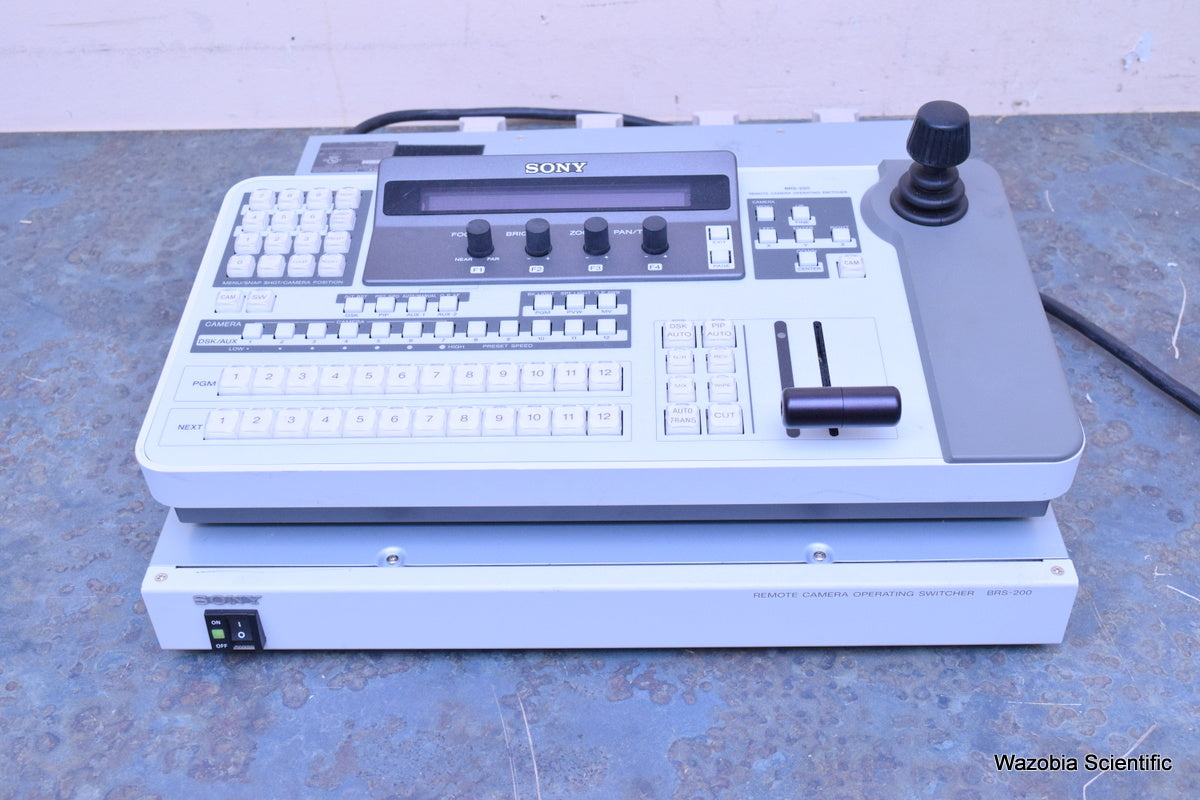 SONY REMOTE CAMERA OPERATING SWITCHER BRS-200 BRS-200PR BRS-200CP