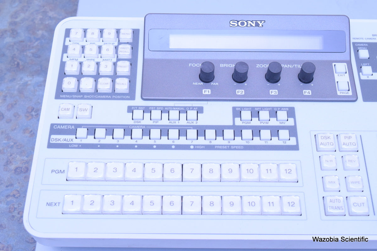 SONY REMOTE CAMERA OPERATING SWITCHER BRS-200 BRS-200PR BRS-200CP